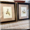 A21. Pair of framed hummingbird prints. 